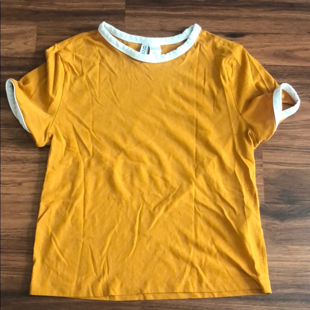 Yellow H&M shirt